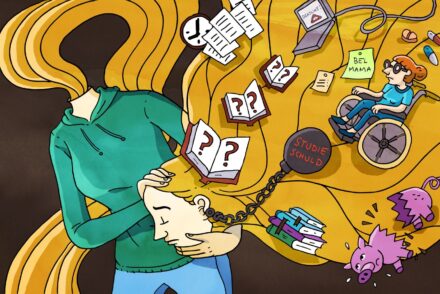 Studentenzorgen. Illustratie: Ivana Smudja